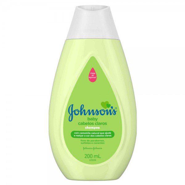 Shampoo Infantil Johnson's Baby 200ml Cabelos Claros