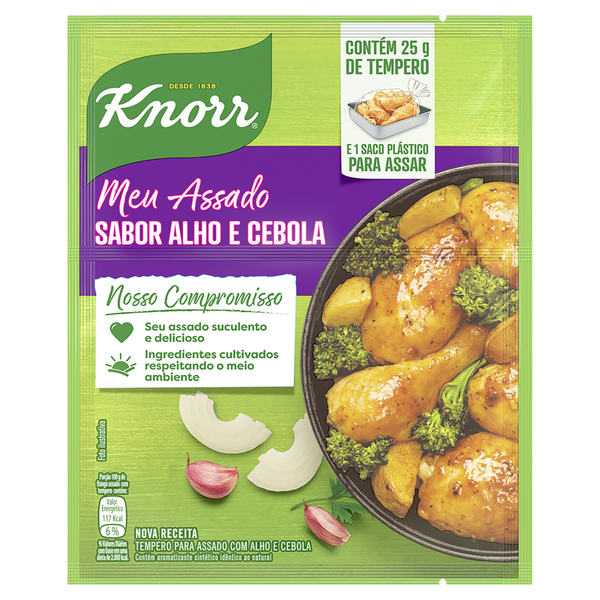 TEMP KNORR MEU ASSADO 25G CEBOLA ALHO