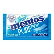 CHICLETE MENTOS PURE FRESH UN 8,5G FRESH MINT