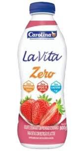 IOGURTE CAROLINA GF 800G MORANGO ZERO LACTOSE