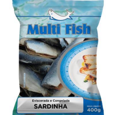 PEIXE MULTI FISH 400G SARDINHA LAGE EVISCERADA