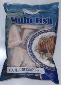 PEIXE MULTI FISH 800G COSTELETA DOURADA