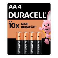 PILHA DURACELL AA4 PEQUENA C/4UN SM