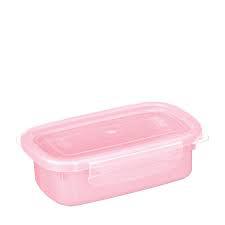 POTE HERMETICO C/ TRAVAS RASO 1,1L ROSA