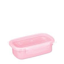 POTE HERMETICO C/ TRAVAS RASO 500ML ROSA