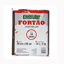 SACO LIXO EMBALAR FORTAO 15L 20UN