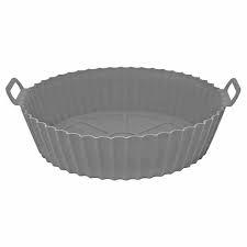 SILICONE MIMO P/  PANELA AIR FRYER CINZA 20 X 6 CM
