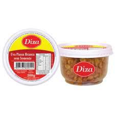 UVA PASSA DIZA POTE 200G BRANCA S/SEMENTE