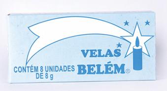 VELAS BELEM CAIXA 5F 80G