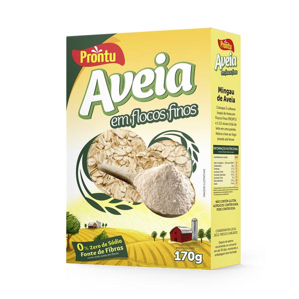 AVEIA PRONTU FLOCOS FINOS 170G