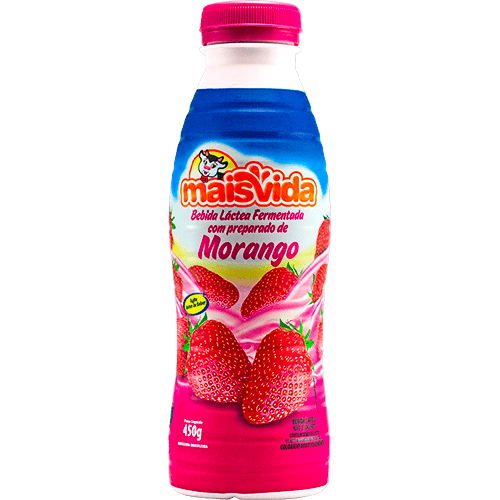 BEBIDA LACTEA MAIS VIDA MORANGO 450G 