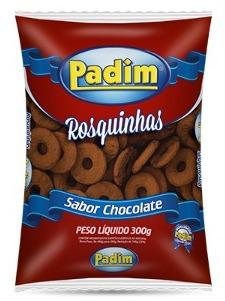 BISC ROSQUINHA PADIM CHOCOLATE 300G