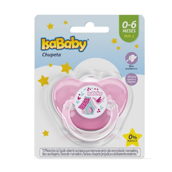 CHUPETA ANAT ISABABY DOCE ENCANTO TAM1 ROSA