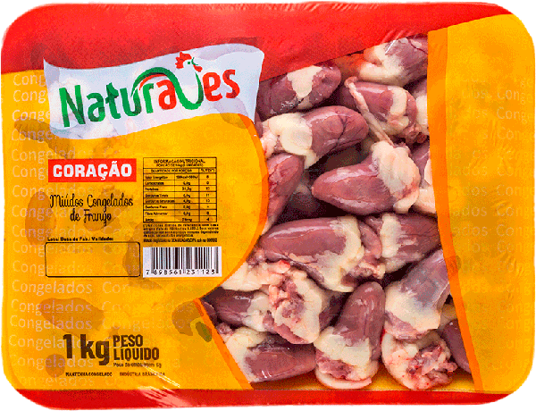 CORACAO FRANGO BDJ NATURAVES KG