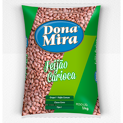 FEIJAO CARIOCA PREMIUM DONA MIRA T1 1KG