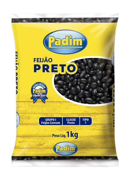 FEIJAO PRETO PADIM 1KG