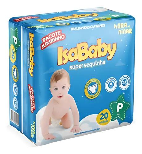 FRALDA ISABABY SUPER SEQUINHA JUMBO P 