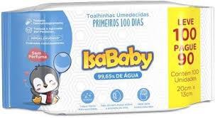 ISABABY TOALHA UMEDECIDA  FLIP TOP  100 UN