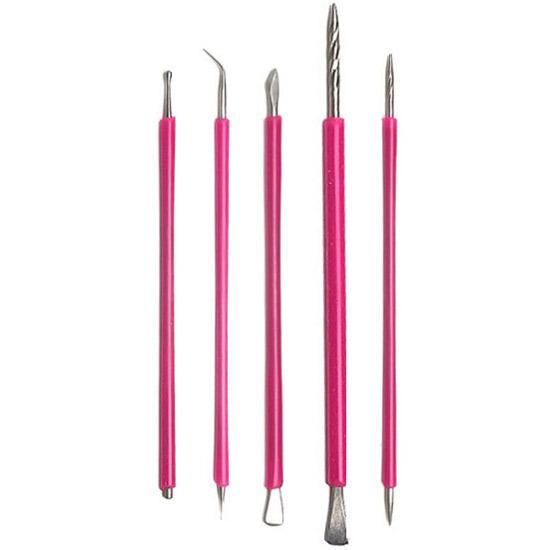KIT MANICURE ISIS/5PECAS ROSA 