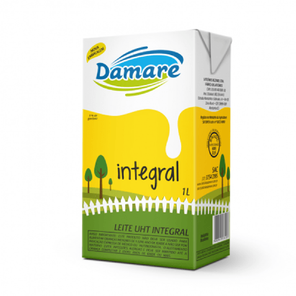 LEITE DAMARE INTEGRAL UHT 1L