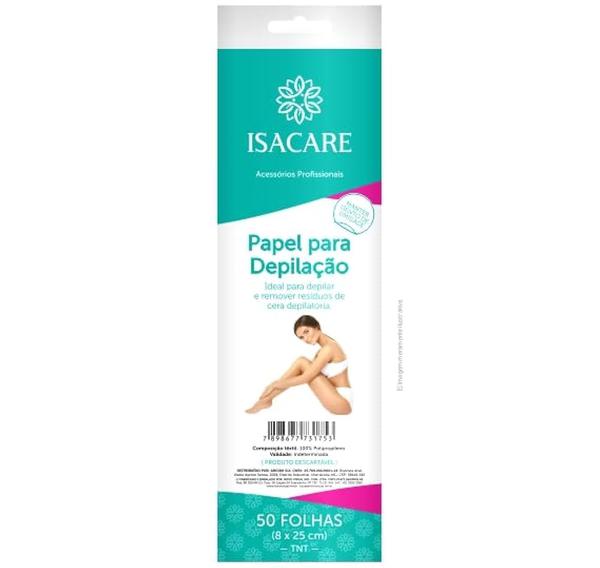 PAPEL ISACARE BOTANIC P/DEPIL TNT 50FL