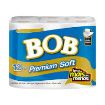 PAPEL HIG BOB FOLHA DUPLA 12X20M PREMUIM SOFT