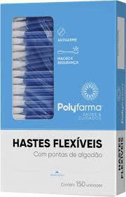 HASTES POLYFARMA FLEXIVEIS 150UN