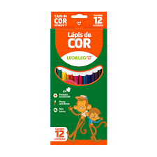 LAPIS DE COR LEO E LEO 12 CORES