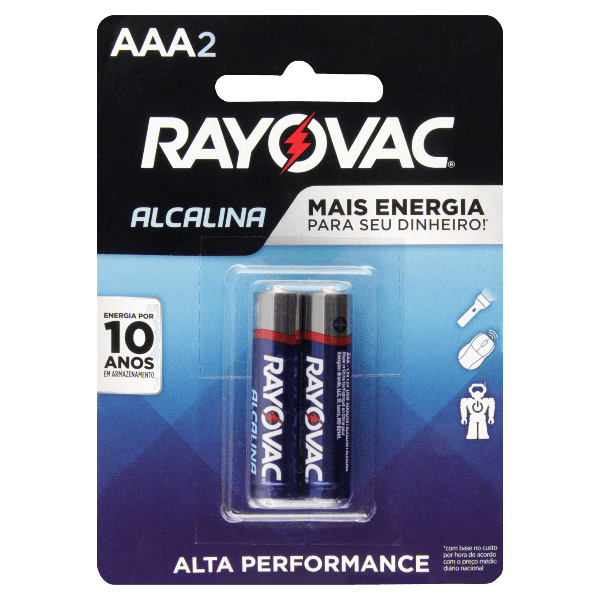 PILHA RAYOVAC PALIT ALCA 3A 2UN C 02