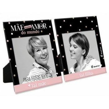 PORTA RETRATO DUPLO MAE MAIOR AMOR
