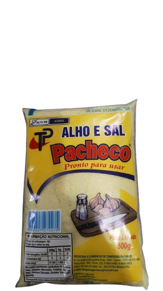 TEMPERO PACHECO 500GR ALHO SAL