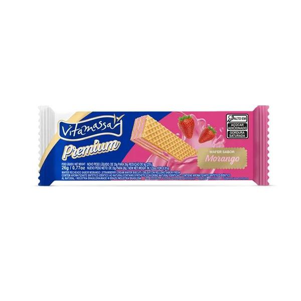 BIS VITAMASSA WAFER MORANGO 26G
