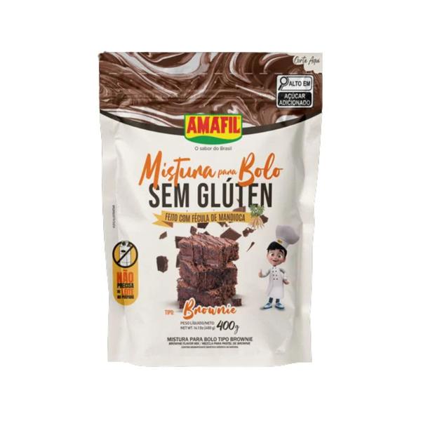 MIST BOLO AMAFIL BROWNIE ZERO GLUTEN 400G