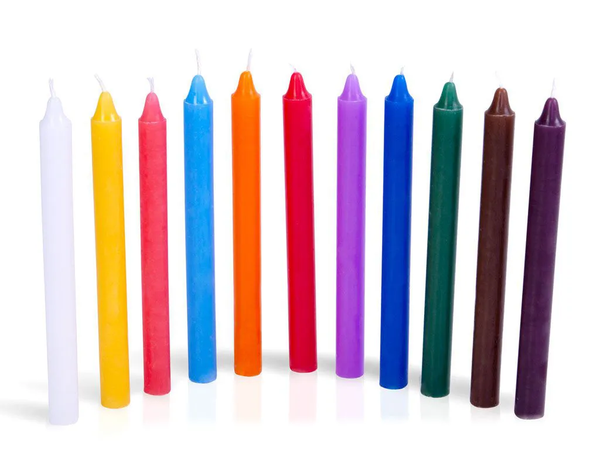 VELAS LUZ DE CRISTAL CORES N6