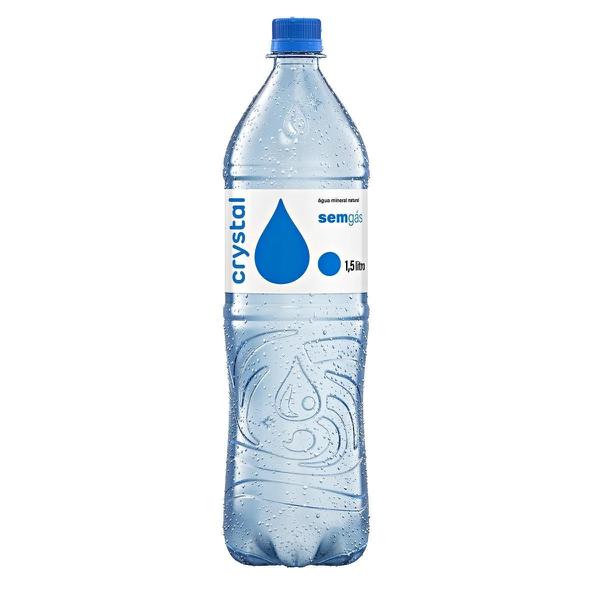 ÁGUA MINERAL SEM GÁS CRYSTAL PET 1.5L