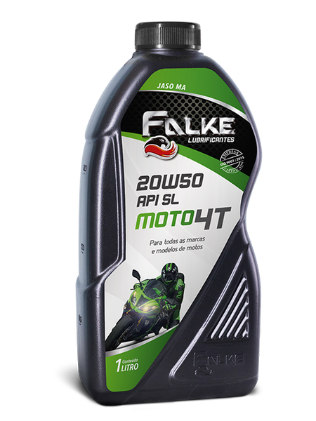 ÓLEO LUBRIFICANTE FALKE 4T API SL 20W-50 1L