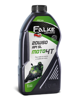 ÓLEO LUBRIFICANTE FALKE 4T API SL 20W-50 1L