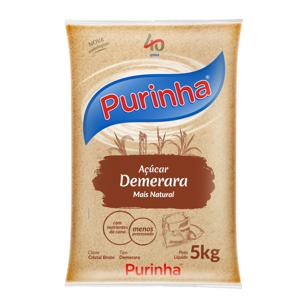 AÇÚCAR DEMERARA PURINHA 5KG
