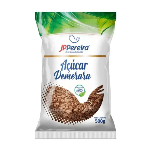 AÇUCAR DEMERARA JP PEREIRA 500G
