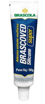 ADESIVO SILICONE TRANSPARENTE BRASCOVED 50G