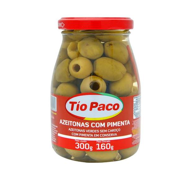 AZEITONA TIO PACO VD 160G V C/PIMEN