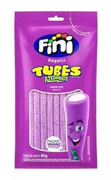 BALA DE GELATINA FINI TUBES UVA 80G