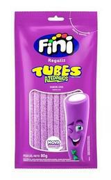 BALA DE GELATINA FINI TUBES UVA 80G
