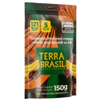BANANADA TERRA BRASIL 50G CHOC AO L