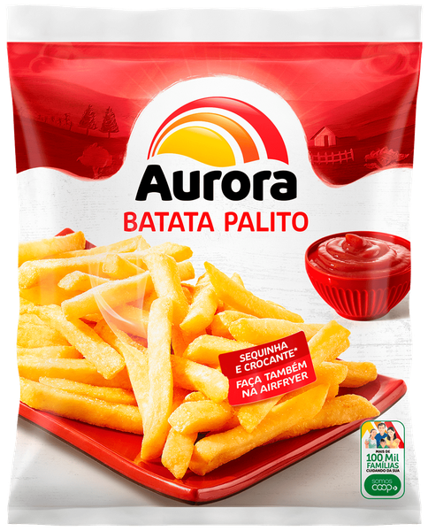 BATATA PALITO CONGELADA AURORA 2KG