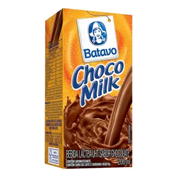 BEBIDA LÁCTEA BATAVO CHOCO MILK SABOR CHOCOLATE 200ML