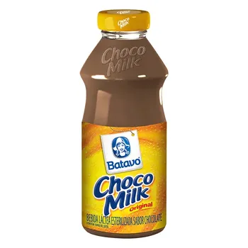 BEBIDA LÁCTEA BATAVO CHOCO MILK SABOR CHOCOLATE VIDRO 200ML
