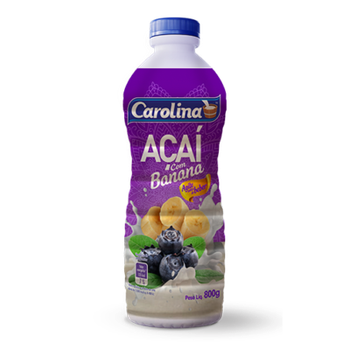 BEBIDA LÁCTEA CAROLINA AÇAÍ COM BANANA 800G