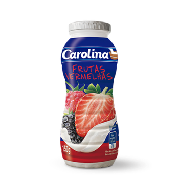BEBIDA LÁCTEA CAROLINA FRUTAS VERMELHAS 150G