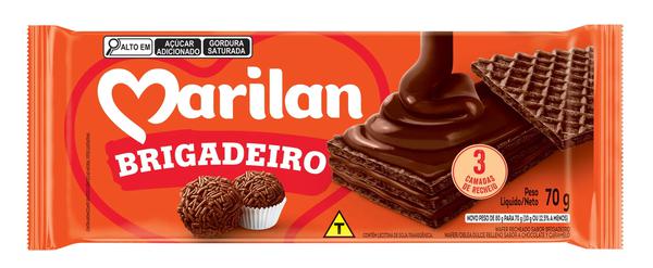 BISC MARILAN WAFER 70G BRIGADEIRO